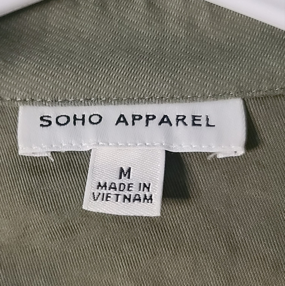 🐰SOHO APPAREL Cropped Open Front Jacket - Picture 5 of 7